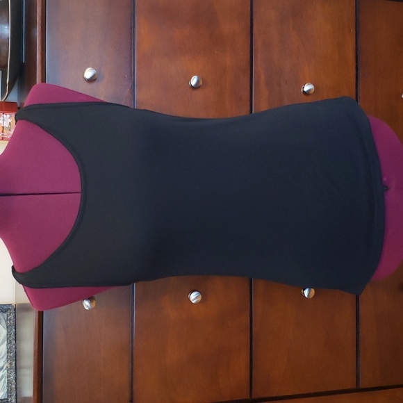 Athleta Athletic Tank, Solid Black Print, Keyhole Twist Back, Size XS - Picture 2 of 14